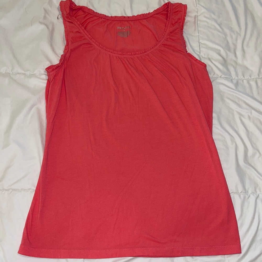 Merona M EUC tank top coral color